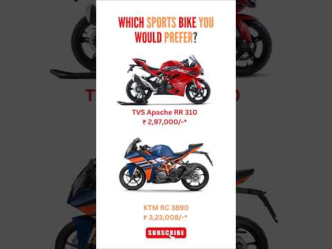 Apache 310RR vs KTM RC 390 |  The Ultimate Showdown | Which one is Better? #apache310rr #ktmrc390