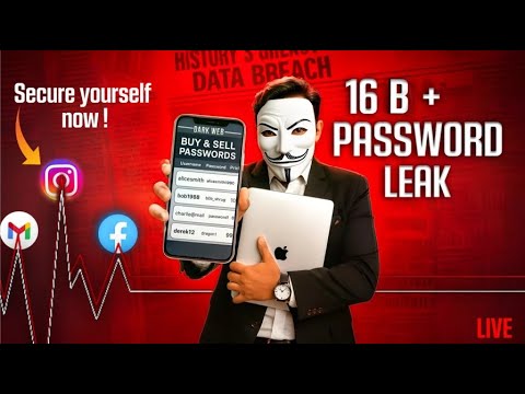 16 Billion Passwords Leaked! | Biggest Data Breach in History | Live Cybersecurity Update