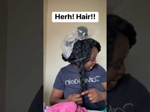 Fluffy braids 🔥🔥#youtubeshorts #hairgoals #shortvideo #growth #hair#hairstyle