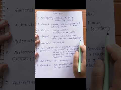root words "auto" means self. Collection of word with the help of root word #youtube #youtubeshort