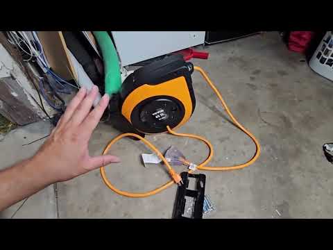 VEVOR Retractable Extension Reel, 50 FT Heavy Duty |