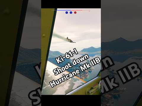 #Enlisted - Ki-61-I Hei shoot down Hurricane MK IIB/Trop! #sabaton #Gaming