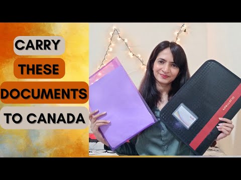 Documents to carry with you from India to Canada| Documents for Airport as an International student