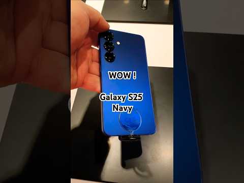 🔥 Samsung Galaxy S25 Navy Blue #smartphone #tech #shorts