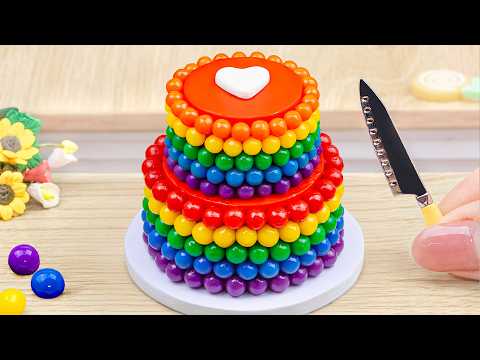 Rainbow Mini Cakes Chocolate Adorable🎂🌈So Cute You Can't Take Your Eyes Off! 🎂🌈Sam Cakes