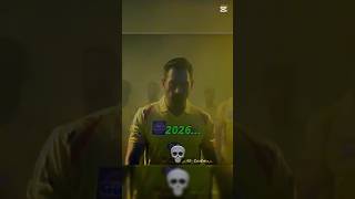 Csk's Comeback next year💀☠️ #csk #ipl # bcci #cricket