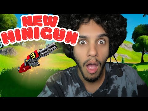 🔴 FORTNITE WITH NEW MINIGUN!!
