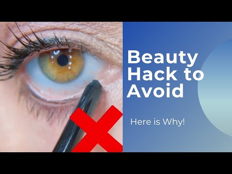 Avoid Eyeliner on the Waterline of your Eyes!