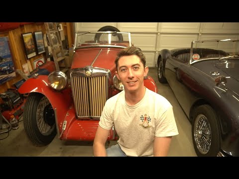 Trying to Fix High Idle Woes on the Barnfind 1948 MGTC - Limit 55 E44