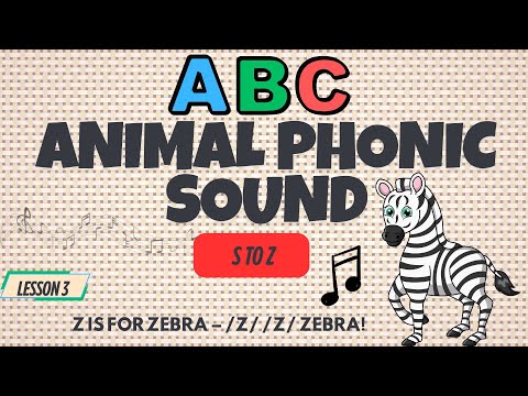 Phonics Sounds for Kids | Letters S to Z | ABC Learning with Pictures & Words