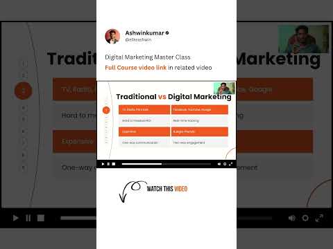 Traditional Marketing Vs Digital Marketing  #digitalmarketing2025