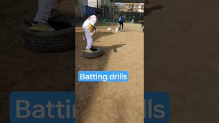 Batting drills#CricketCraze#😉😊#shorts