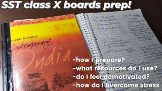 Study vlog class 10th | How I prepare for my SST board exam? | Resources, motivation!??