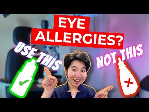 How to Relieve Eye Allergies (red, watery, burning, itchy eye)