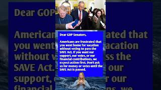 GOP Senators Face Backlash Over SAVE Act Delay #SAVEAct #GOP #Politics