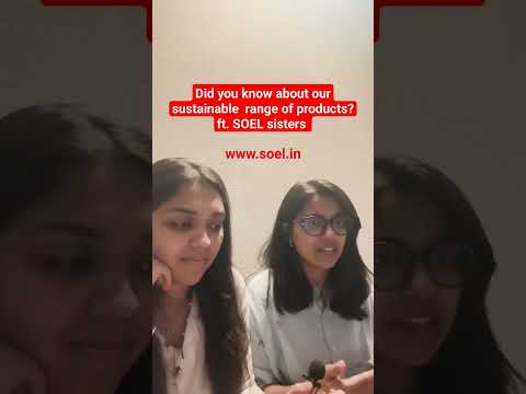 The sustainable range at SOEL! Watch to know more✨ #podcast #shopsustainable #soel #author