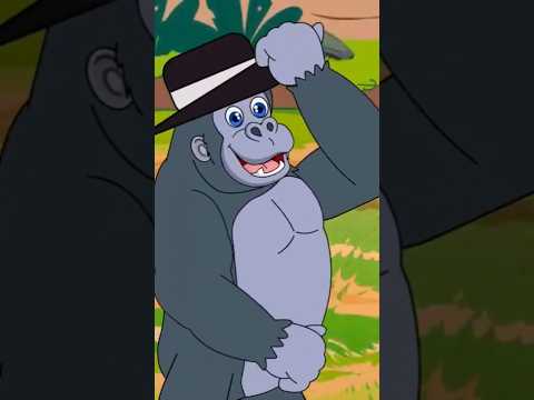 Gorilla Song | MoozyTunes #funnyvideo #kidssongs #kalumadari #hindisongs #gorilla #parrot