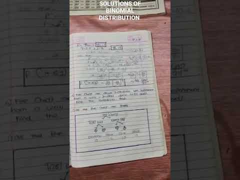 SOLUTIONS OF  CHAPTER 8 BINOMIAL DISTRIBUTION // MATHS PART 2 // MAHARASHTRA BOARD.