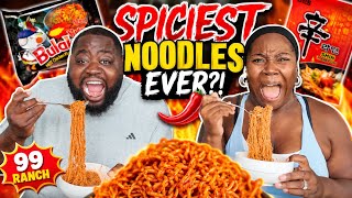 Trying The SPICIEST Noodles In The World!