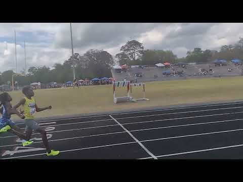 Zion Graham wins the 200 meters at Speed Capital, Jacksonville FL, 3-25-23