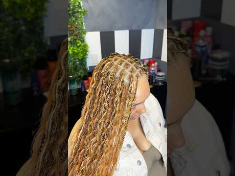 Blonde Boho Braids ✨🧁#bohobraids #knotlessbraids #braidstyles #phillyhairstylist