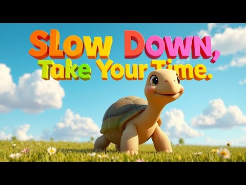 Slow Down, Take Your Time (Carefulness & Patience)