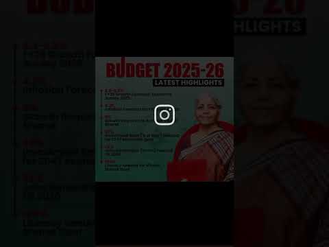 Budget of 2025-2026#castudents #cainter #caintermediate #castudymaterial #exam #castudents