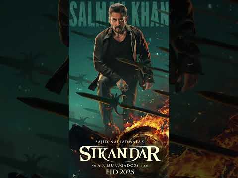 Sikandar New Poster || Salman Khan || Rashmika Mandhana || #sikandar #Sikandarnewposter #salmankhan