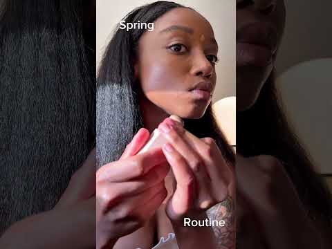 This might be the perfect skin tint for spring #makeuproutine  #beginnerfriendlymakeupforblackwomen