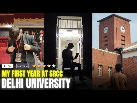 My First Year of College at SRCC | Delhi University 🥹