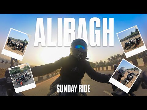 FIRST EVER VLOG | SUNDAY RIDE TO ALIBAGH | VLOG 1 | ADDYRIDES