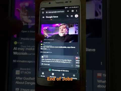 AI will end up the jobs! Trending | Apple co-founder has warned that AI could make scams harder to..