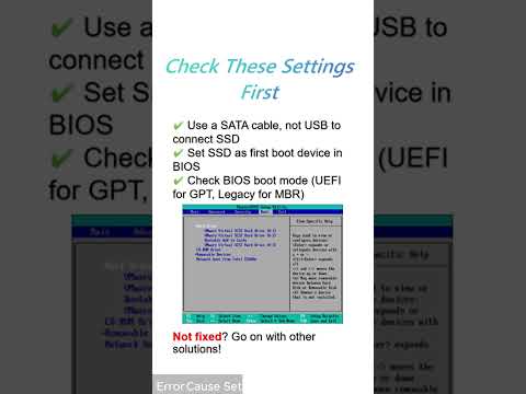 Cloned SSD Won’t Boot? Try These Fixes! #aomeicloner #ssdclone #ssdupgrade #techtips #cloner