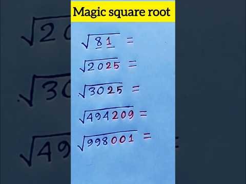 Square root | Square root tricks| #shorts