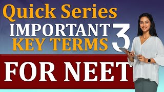 IMPORTANT KEY TERMS FOR NEET🩺#neettricks  #neet2024  #education #neetwale #neetpreparation