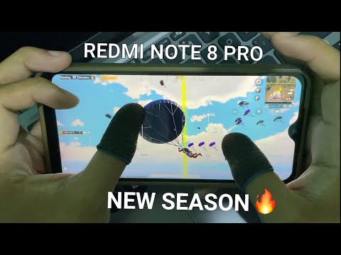 REDMI NOTE 8 PRO HANDCAM PUBG MOBILE | New Season🔥Erangel Gameplay !!!