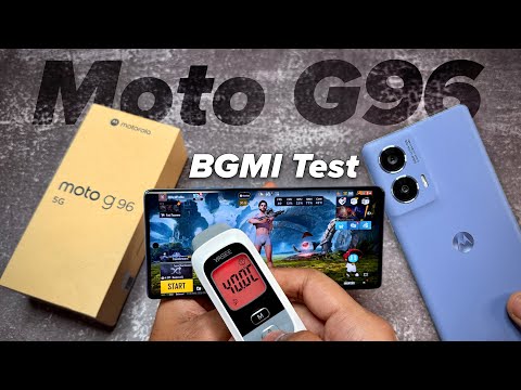 Moto G96 5G BGMI Test with FPS Meter 🔥 Battery Drain Test & Heating Test at 90 FPS Graphics Setting