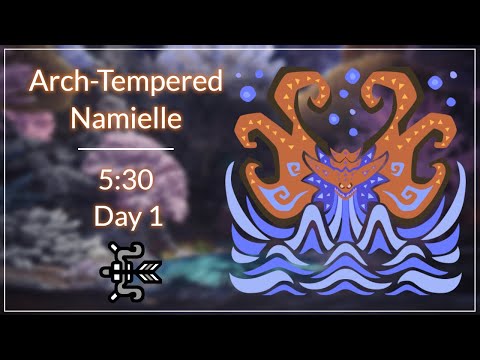 [MHWI PC] Arch Tempered Namielle - Bow 5:30 (Day 1 Run/No Palico)