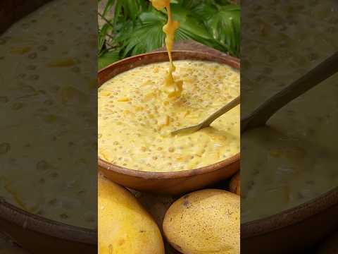 sweet and creamy mango tapioca #mangotapioca #mango #buhayprobinsya #youtubeshorts