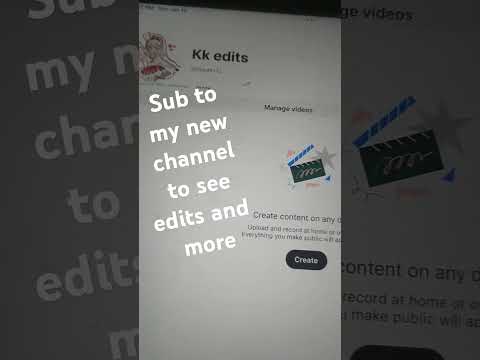 NEW CHANNEL #kkedits #newchannel #subscribe