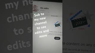 NEW CHANNEL #kkedits #newchannel #subscribe