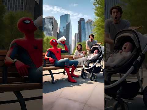 Spider-Man drinks from baby bottle #avengers​ #ironman​ #sirenhead​ #shorts​