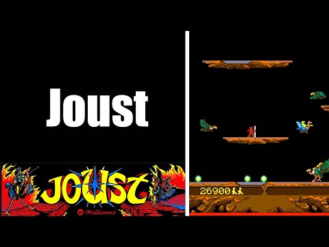 Joust 1982 - Retro / Classic Arcade Gameplay