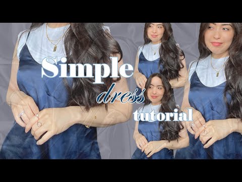 Thrift flip: simple indigo dress tutorial // COSAMBELLA