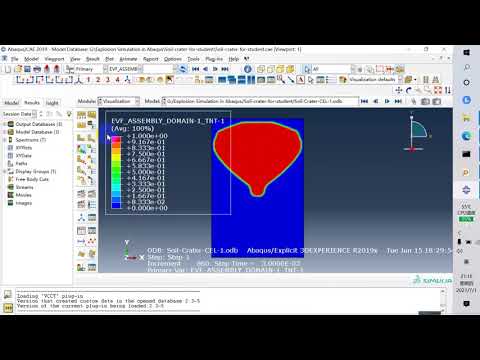 1 Abaqus CEL土壤表面爆炸模拟