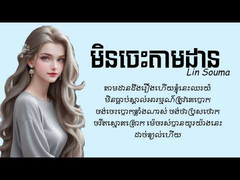 មិនចេះតាមដាន / លិន សោម៉ា / AUDIO LYRICS