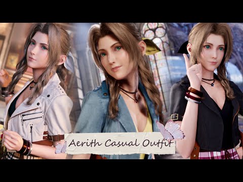 [FF7R]Aerith casual outfits mod