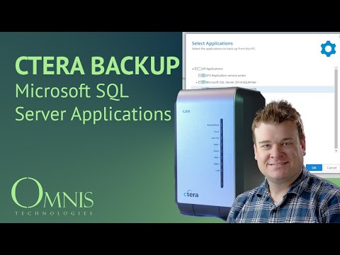 Backup Microsoft SQL Server Applications - CTERA C200