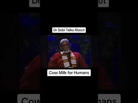 Dr Sebi Talks About Animal Milk for Humans