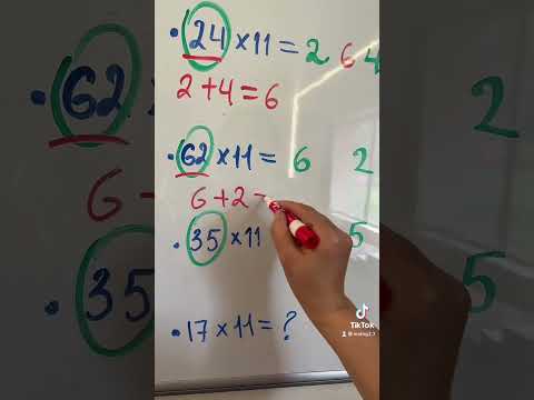 Multiply by 11 #mathtrick
